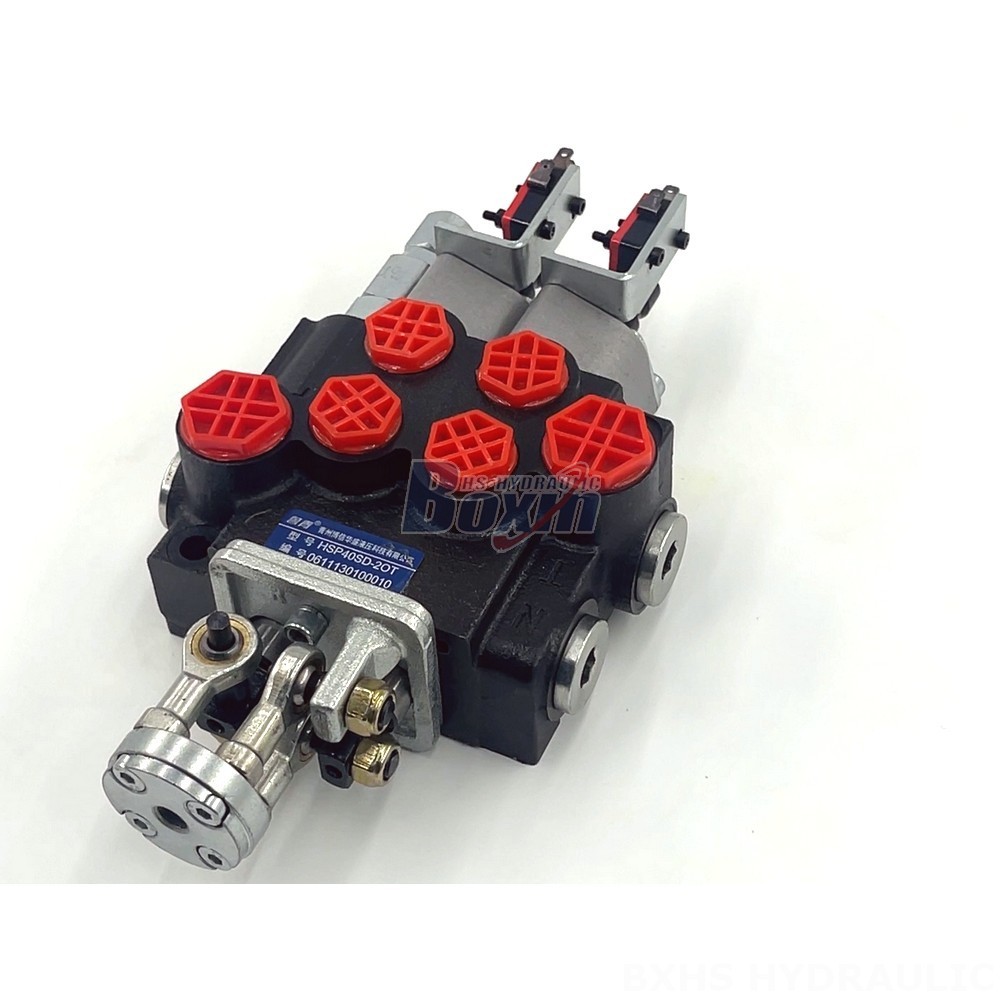 High-Precision P40 Micro Switch Joystick 2 Spool Monoblock Directional Valve: Unmatched Accuracy and Control detail image